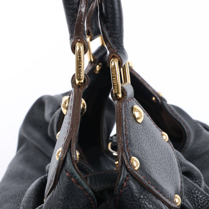 Louis Vuitton Mahina Lunar L Handtasche aus Leder in Schwarz M95765