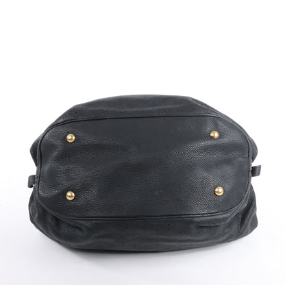 Louis Vuitton Monogram Mahina L Lunar PM Handtasche aus Leder in Schwarz M95765