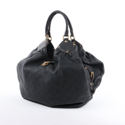 Louis Vuitton Monogram Mahina L Lunar PM Handtasche aus Leder in Schwarz M95765