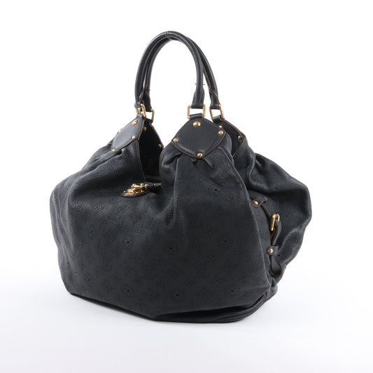 Louis Vuitton Monogram Mahina L Lunar PM Handtasche aus Leder in Schwarz M95765