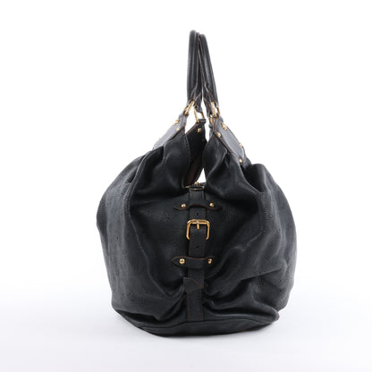 Louis Vuitton Monogram Mahina L Lunar PM Handtasche aus Leder in Schwarz M95765