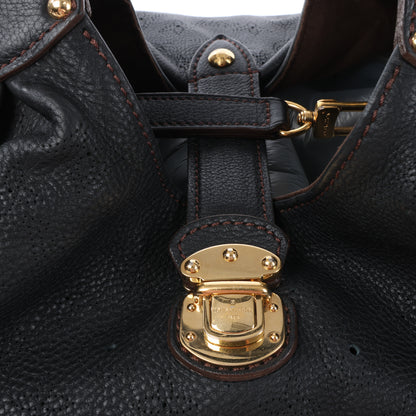 Louis Vuitton Monogram Mahina L Lunar PM Handtasche aus Leder in Schwarz M95765