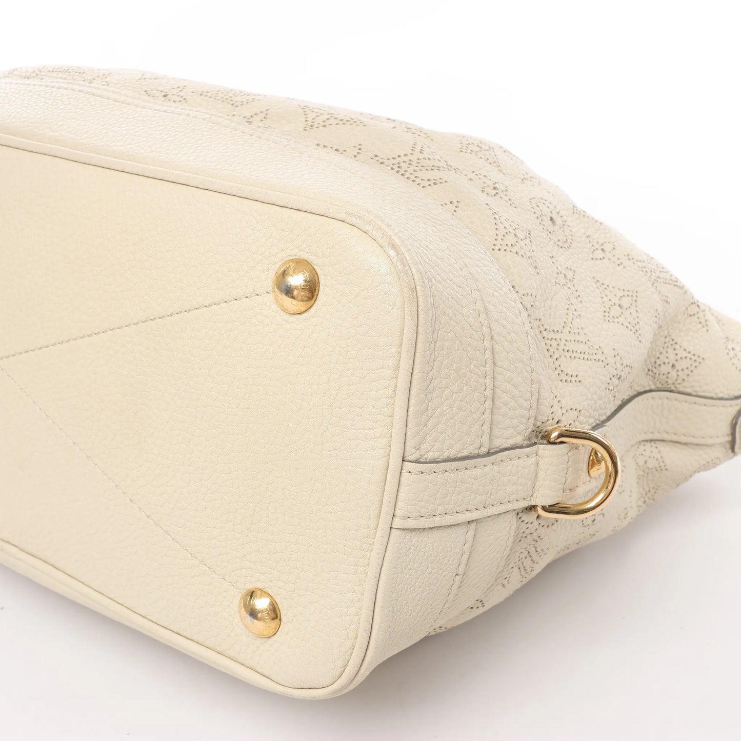 Louis Vuitton Monogram Mahina Stella PM Leather Handbag in Beige M93067