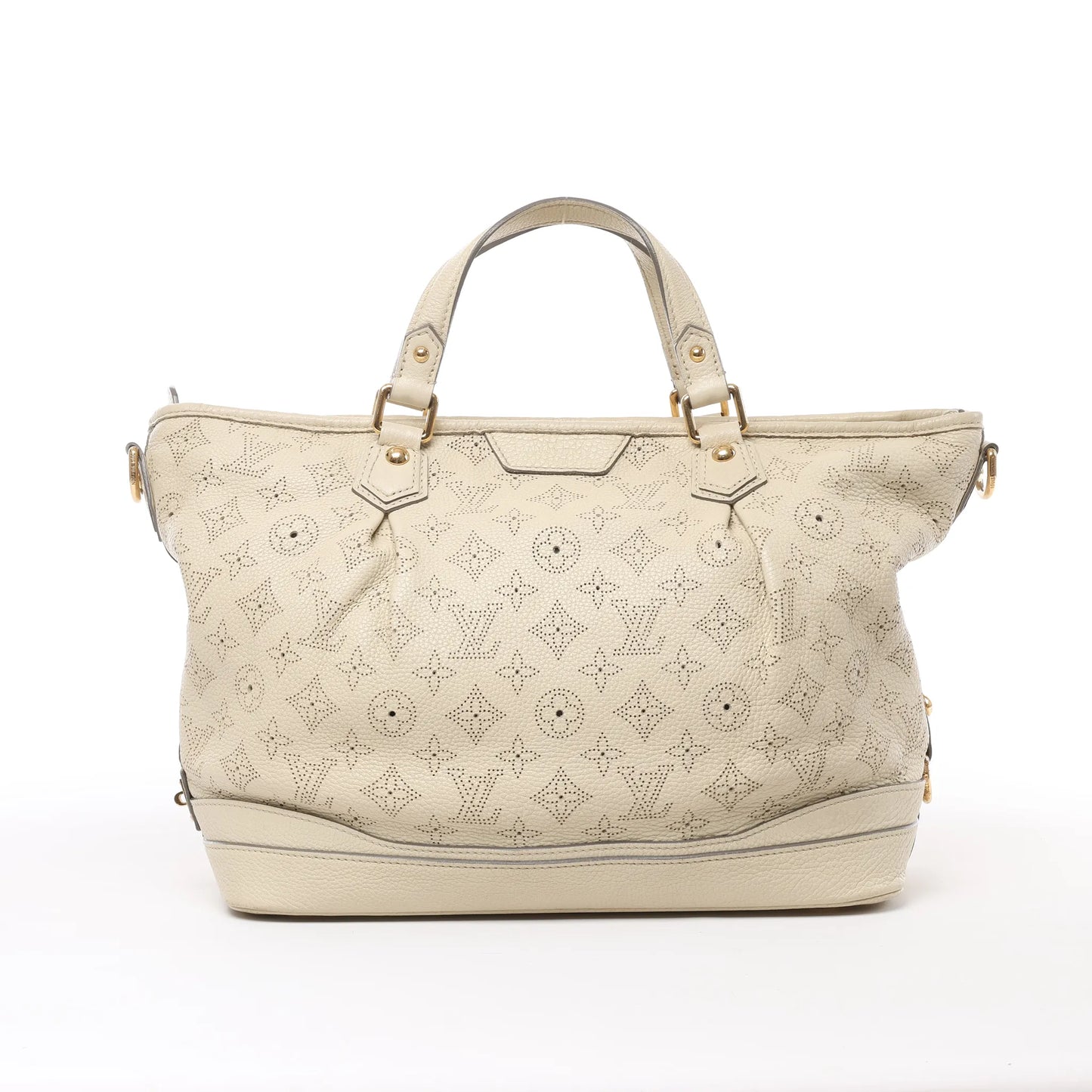 Louis Vuitton Monogram Mahina Stella PM Leather Handbag in Beige M93067
