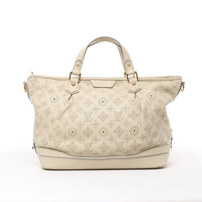 Louis Vuitton Monogram Mahina Stella PM Leather Handbag in Beige M93067
