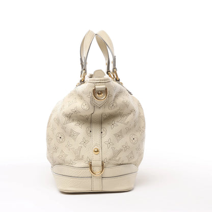 Louis Vuitton Monogram Mahina Stella PM Leather Handbag in Beige M93067