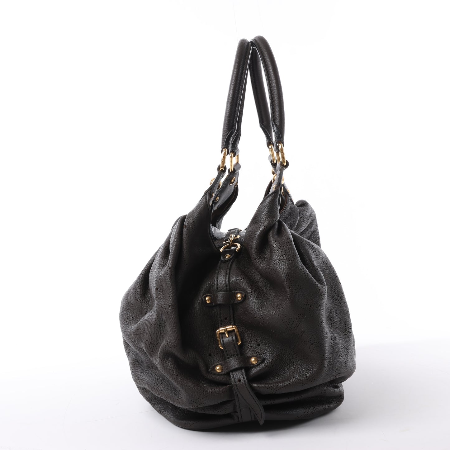 Louis Vuitton Monogram Mahina Leder Lunar XL Handtasche in Braun M93810