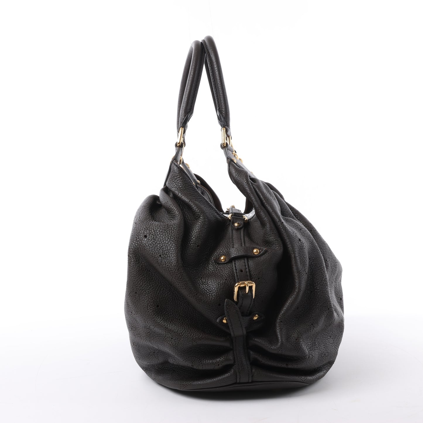 Louis Vuitton Monogram Mahina Leder Lunar XL Handtasche in Braun M93810