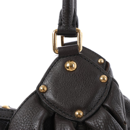 Louis Vuitton Monogram Mahina Leder Lunar XL Handtasche in Braun M93810