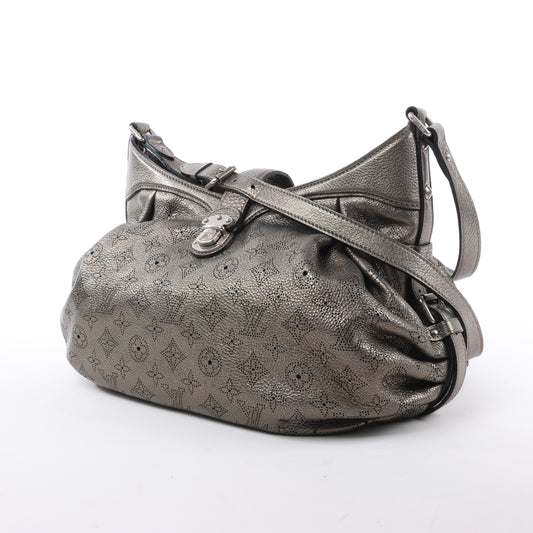 Louis Vuitton Metallic Monogram Mahina Leder Solar XS Umhängetasche in Bronze M95717