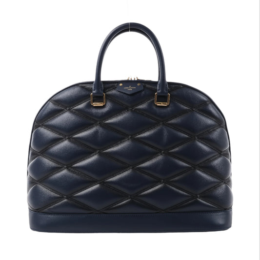 Louis Vuitton Malletage Alma GM Handtasche in Marineblau M23723
