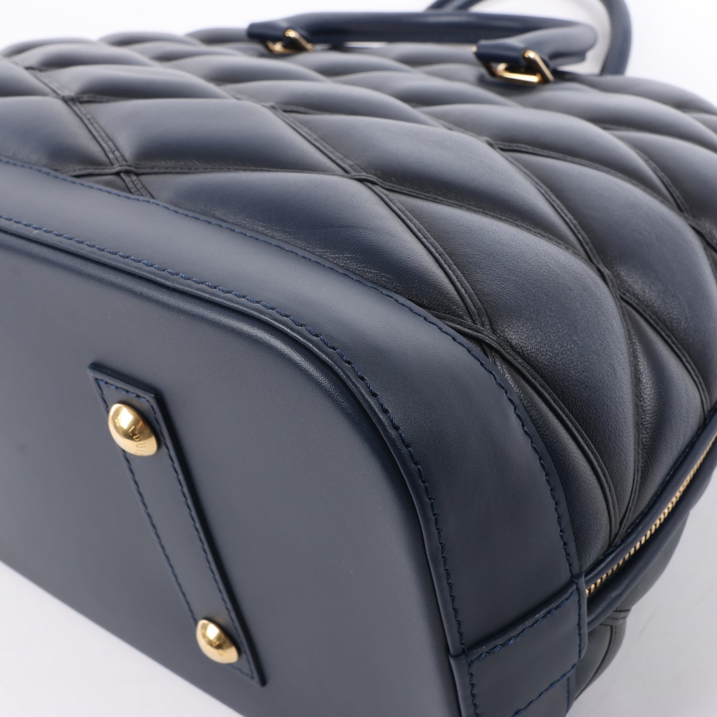 Louis Vuitton Malletage Alma GM Handtasche in Marineblau M23723