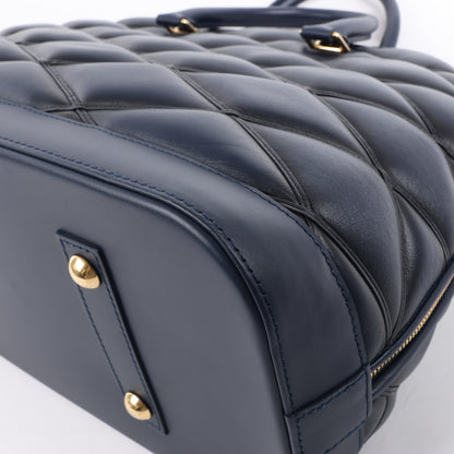 Louis Vuitton Malletage Alma GM Handtasche in Marineblau M23723
