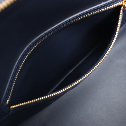 Louis Vuitton Malletage Alma GM Handtasche in Marineblau M23723