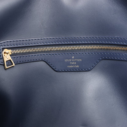 Louis Vuitton Malletage Alma GM Handbag in Navy Blue M23723
