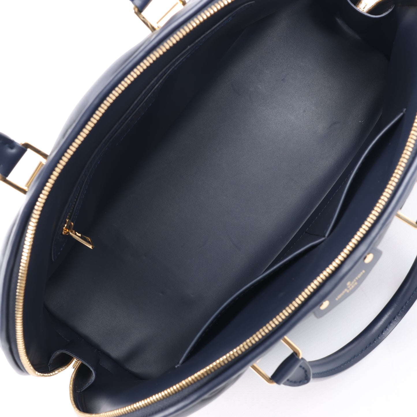 Louis Vuitton Malletage Alma GM Handtasche in Marineblau M23723