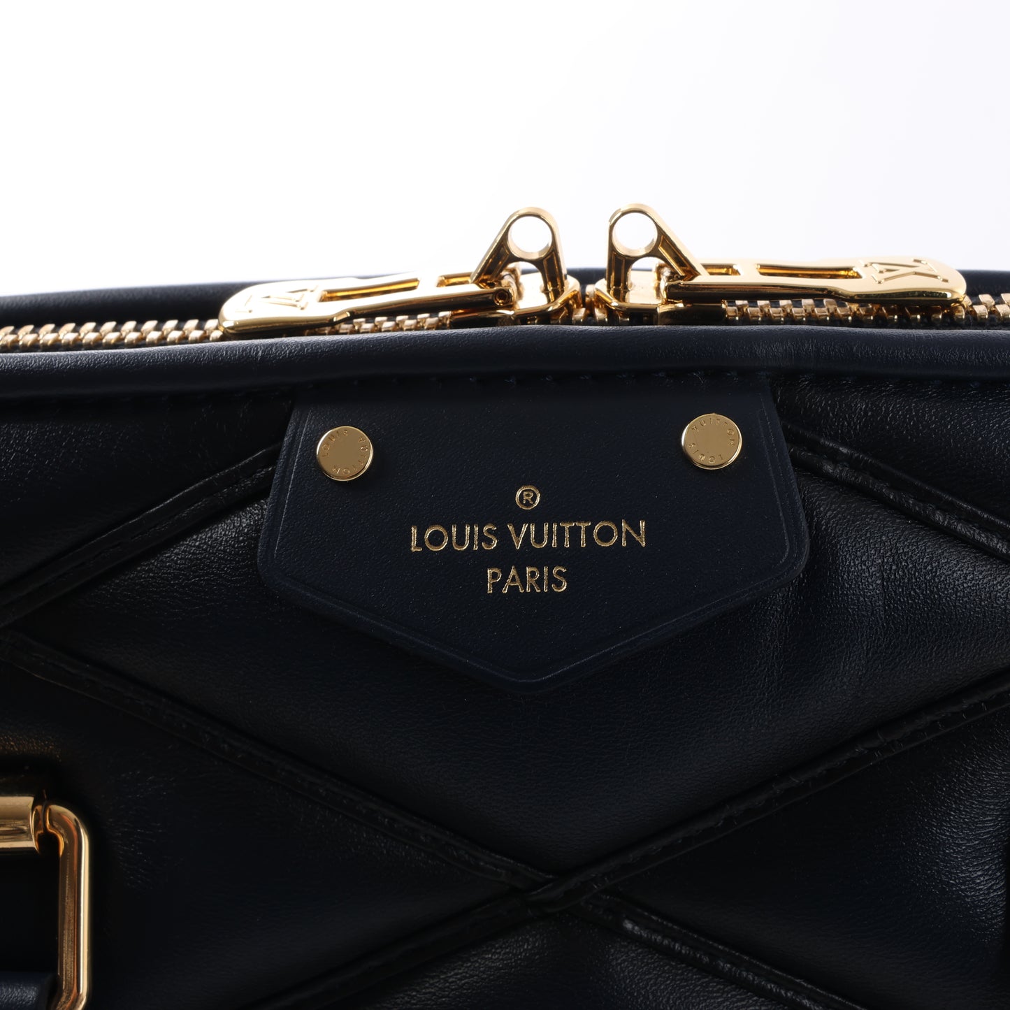 Louis Vuitton Malletage Alma GM Handtasche in Marineblau M23723