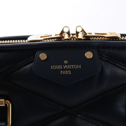 Louis Vuitton Malletage Alma GM Handtasche in Marineblau M23723