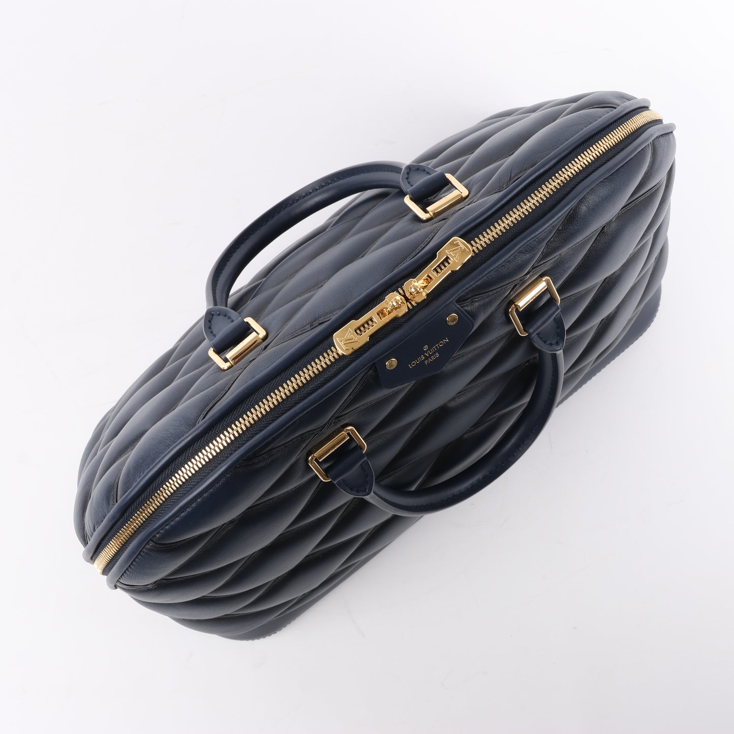 Louis Vuitton Malletage Alma GM Handtasche in Marineblau M23723