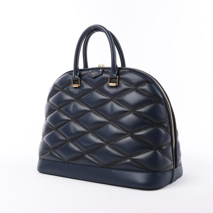 Louis Vuitton Malletage Alma GM Handtasche in Marineblau M23723
