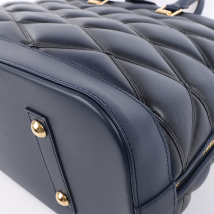 Louis Vuitton Malletage Alma GM Handtasche in Marineblau M23723