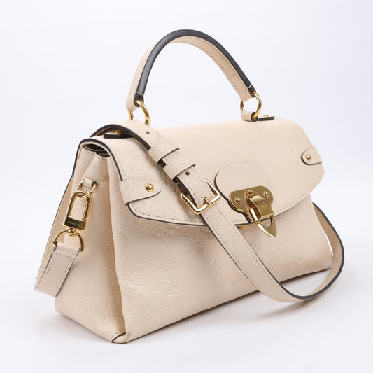 Louis Vuitton Monogram Empreinte Georges BB 2Way Handtasche in Beige M53943