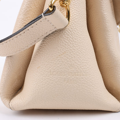 Louis Vuitton Monogram Empreinte Georges BB 2Way Handtasche in Beige M53943