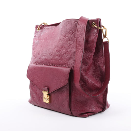 Louis Vuitton Monogram Empreinte Metis Hobo Handtasche in Lila M40813