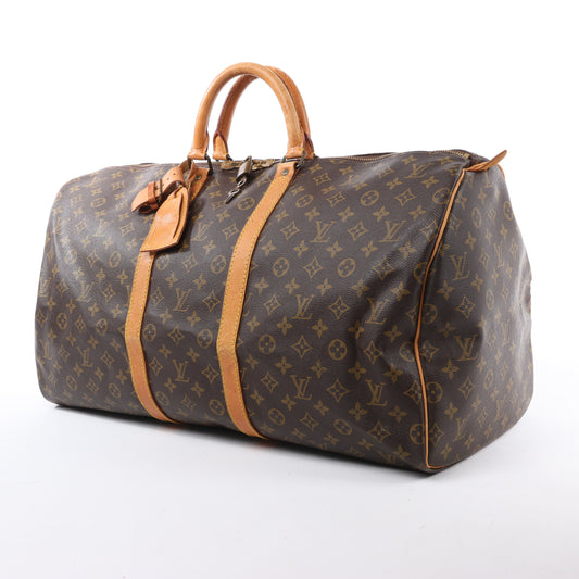 Louis Vuitton Monogram Canvas Keepall 55 Reisetasche M41424