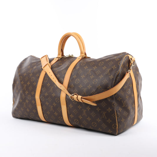 Louis Vuitton Monogram Canvas Keepall Bandoulière 55 Reisetasche M41414