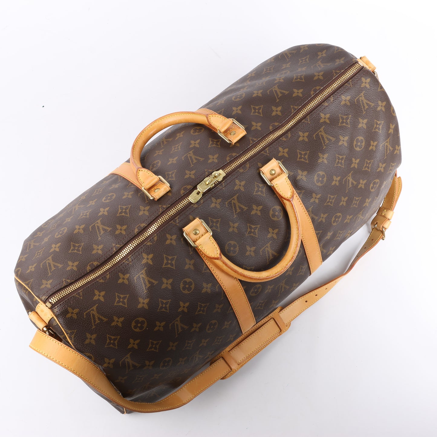 Louis Vuitton Monogram Canvas Keepall Bandoulière 55 Reisetasche M41414
