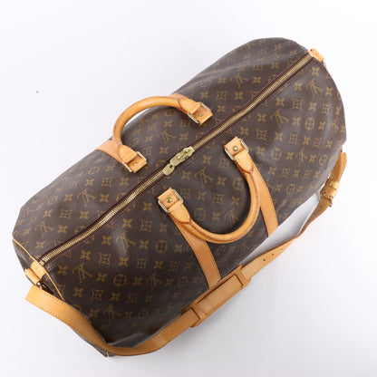 Louis Vuitton Monogram Canvas Keepall Bandoulière 55 Reisetasche M41414