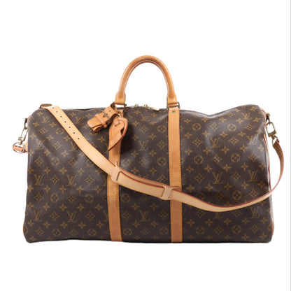 Louis Vuitton Monogram Canvas Keepall Bandoulière 55 Reisetasche M41414
