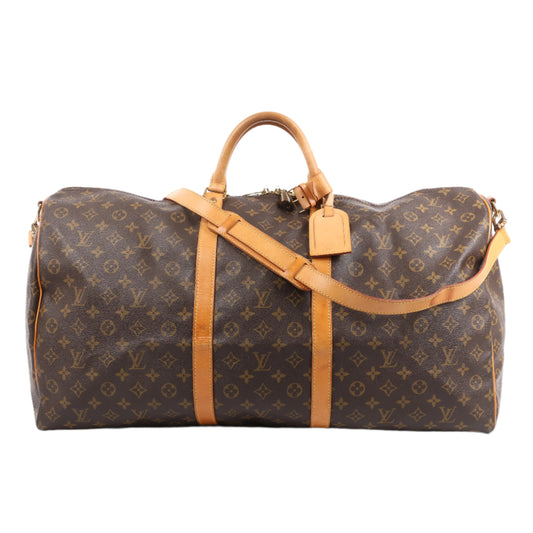 Sac de voyage Louis Vuitton en toile Monogram Keepall Bandoulière 60 M41412
