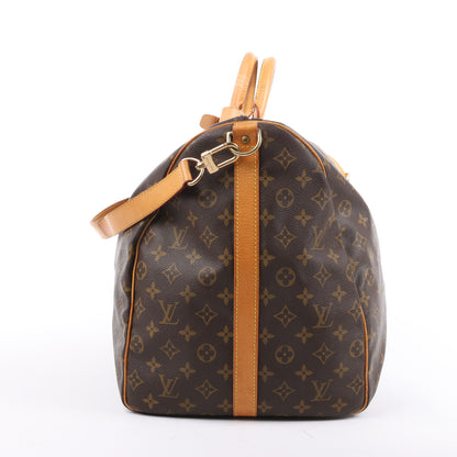 Louis Vuitton Monogram Canvas Keepall Bandoulière 60 Travel Bag M41412