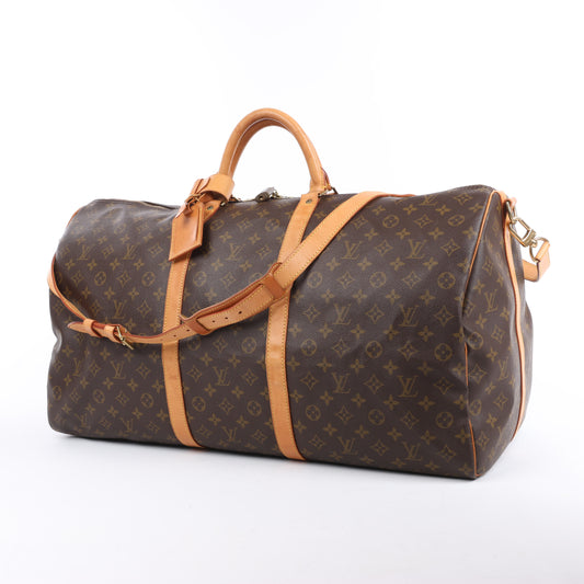 Louis Vuitton Monogram Canvas Keepall Bandoulière 60 Reisetasche M41412
