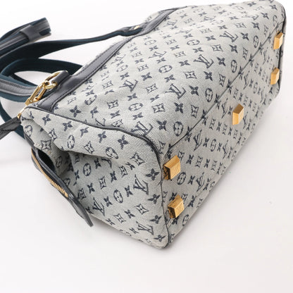 Louis Vuitton Monogram Mini Josephine PM Handtasche in Grau und Marineblau M92312