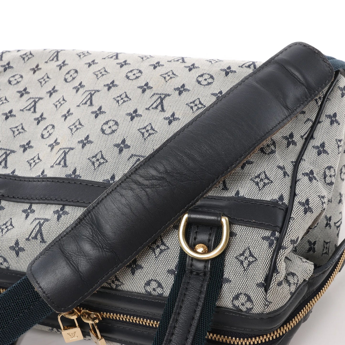 Louis Vuitton Monogram Mini Josephine PM Handtasche in Grau und Marineblau M92312