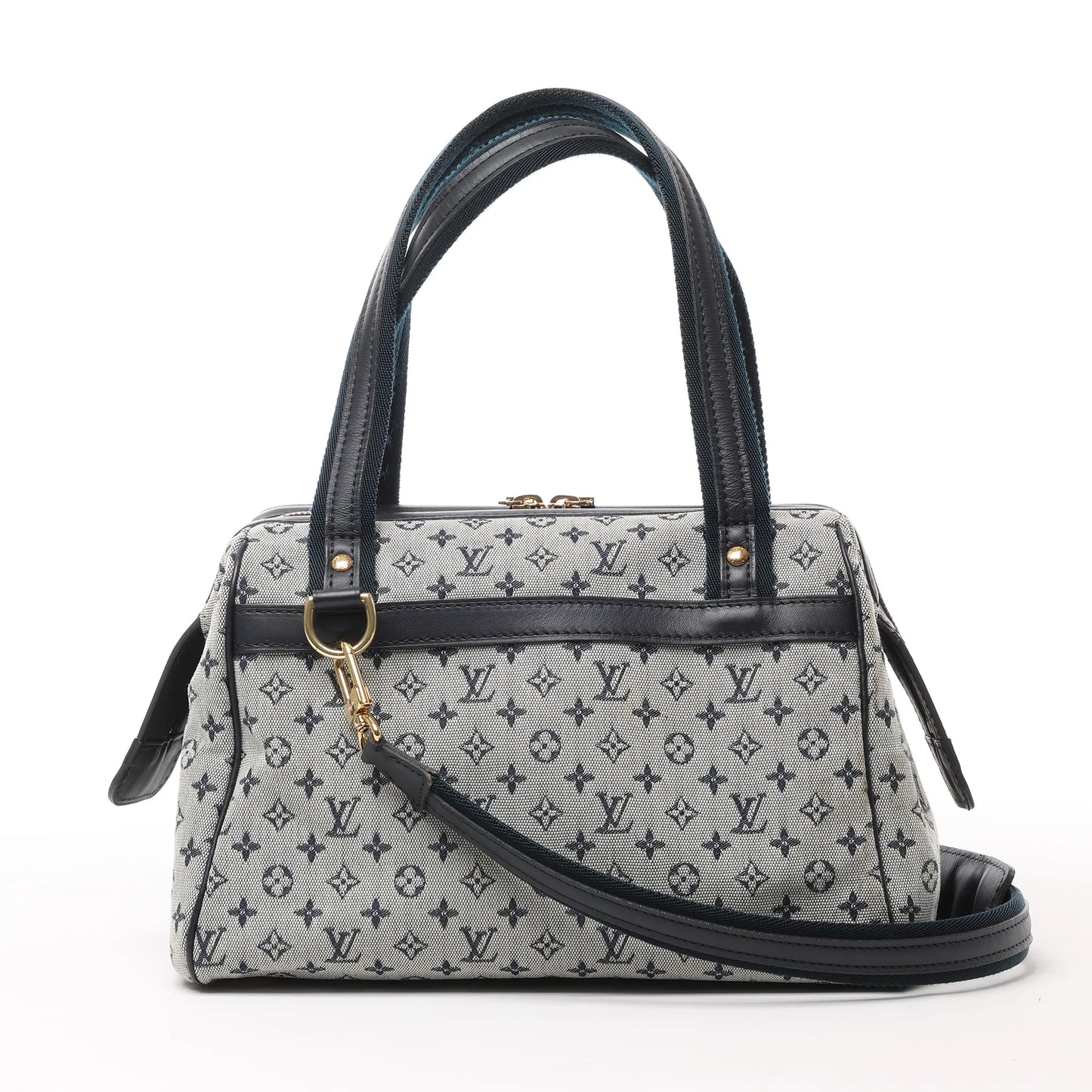 Louis Vuitton Monogram Mini Josephine PM Handtasche in Grau und Marineblau M92312