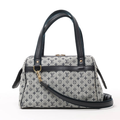 Louis Vuitton Monogram Mini Josephine PM Handtasche in Grau und Marineblau M92312