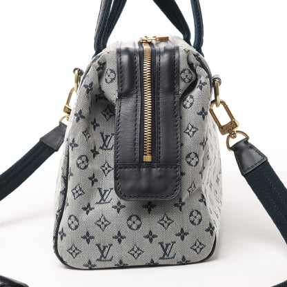 Louis Vuitton Monogram Mini Josephine PM Handtasche in Grau und Marineblau M92312