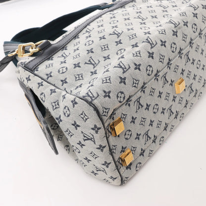 Louis Vuitton Monogram Mini Josephine PM Handtasche in Grau und Marineblau M92312