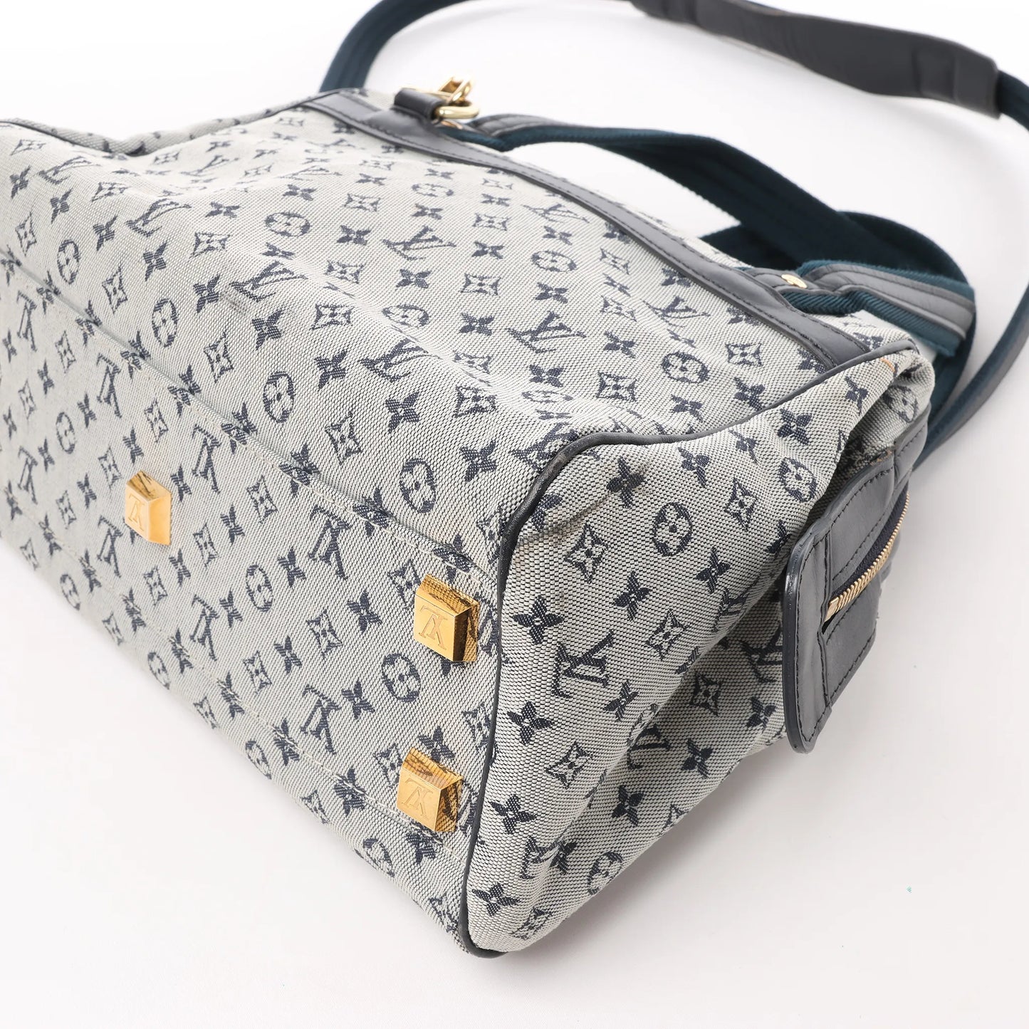 Louis Vuitton Monogram Mini Josephine PM Handtasche in Grau und Marineblau M92312