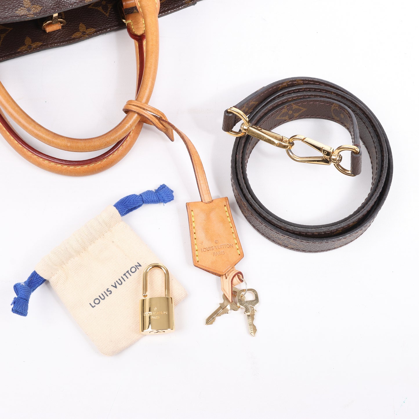 Sac à main Louis Vuitton Montaigne BB 2 voies Monogram M41055