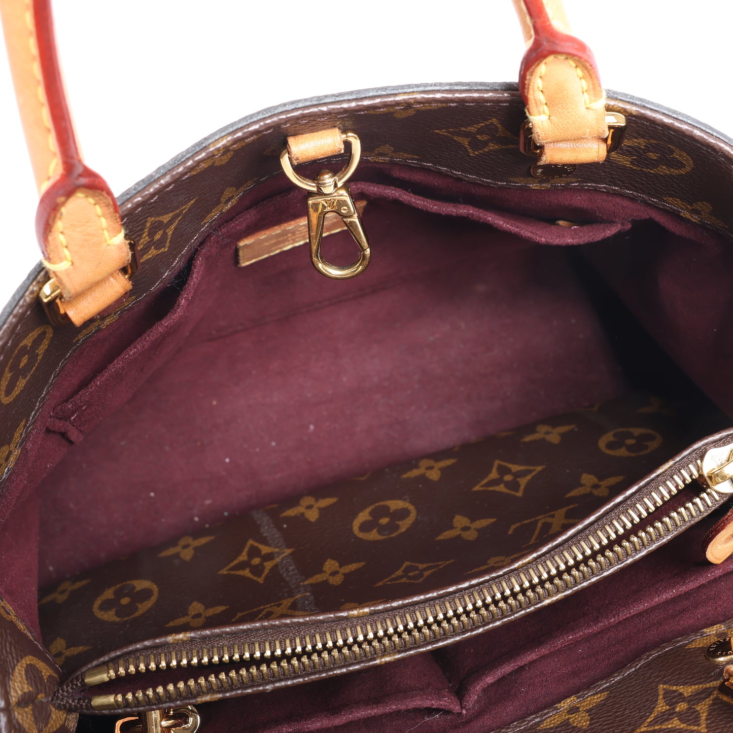 Sac à main Louis Vuitton Montaigne BB 2 voies Monogram M41055