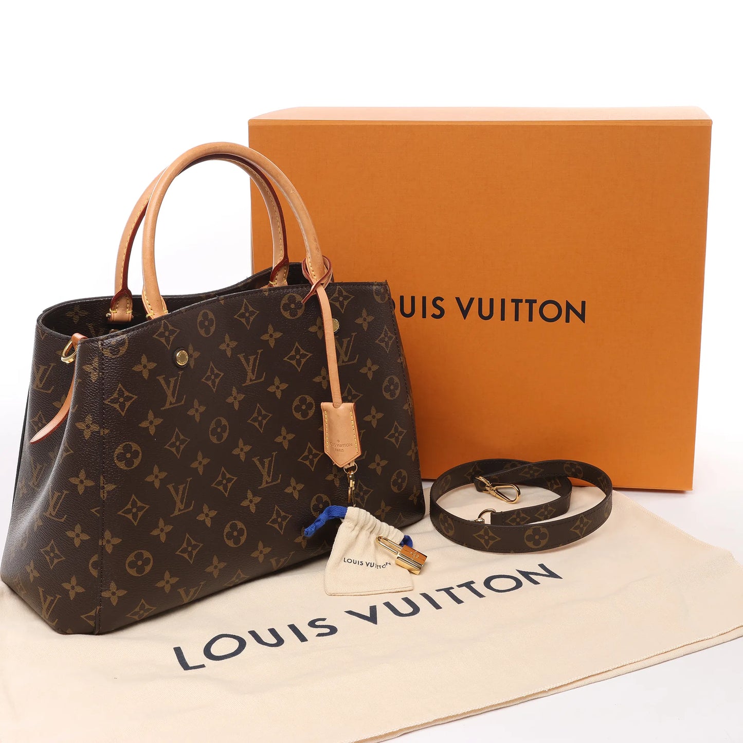 Louis Vuitton Monogram Montaigne MM 2Way Handtasche M41056