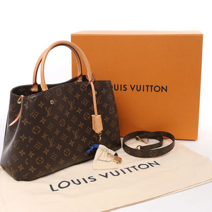 Louis Vuitton Monogram Montaigne MM 2Way Handtasche M41056