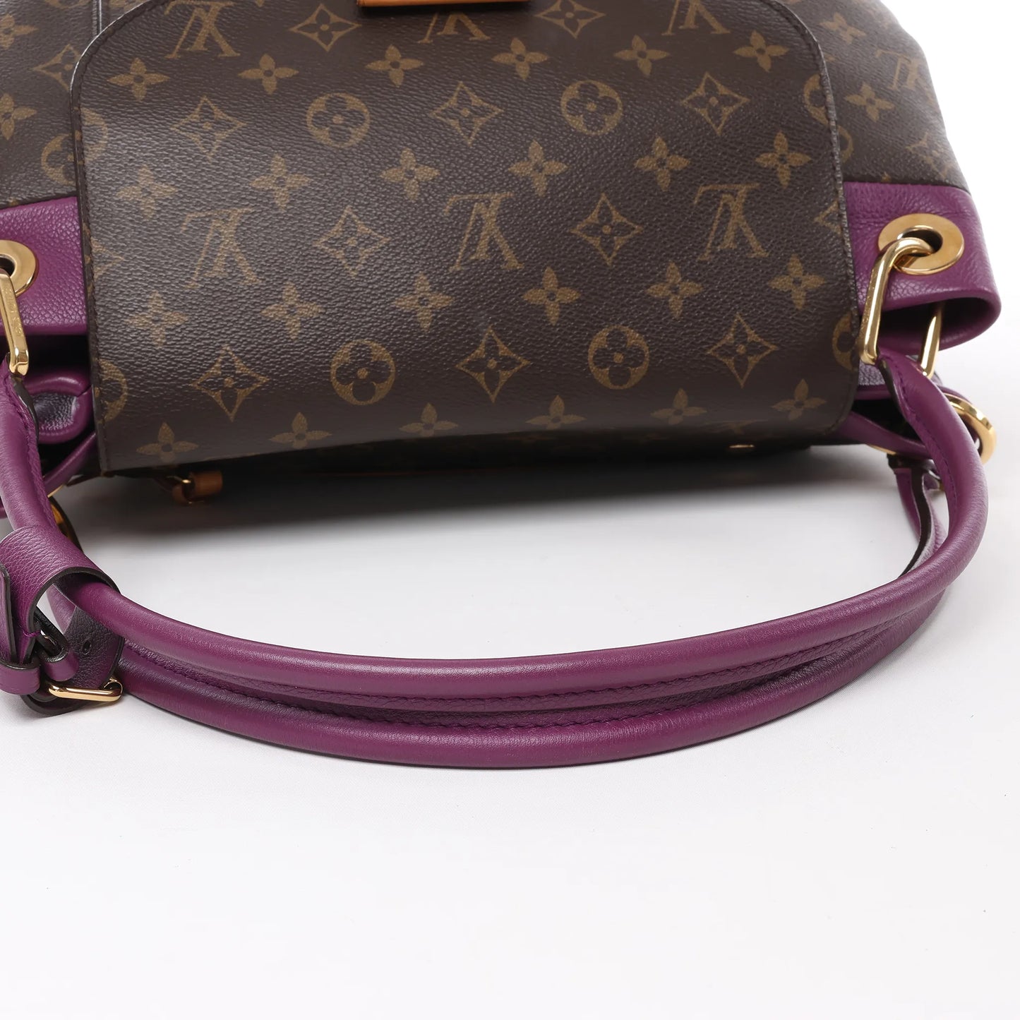Louis Vuitton Monogram Olympe Shoulder Bag in Purple x Brown M41057
