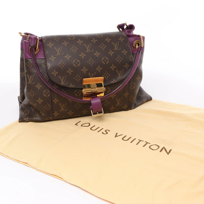 Louis Vuitton Monogram Olympe Shoulder Bag in Purple x Brown M41057