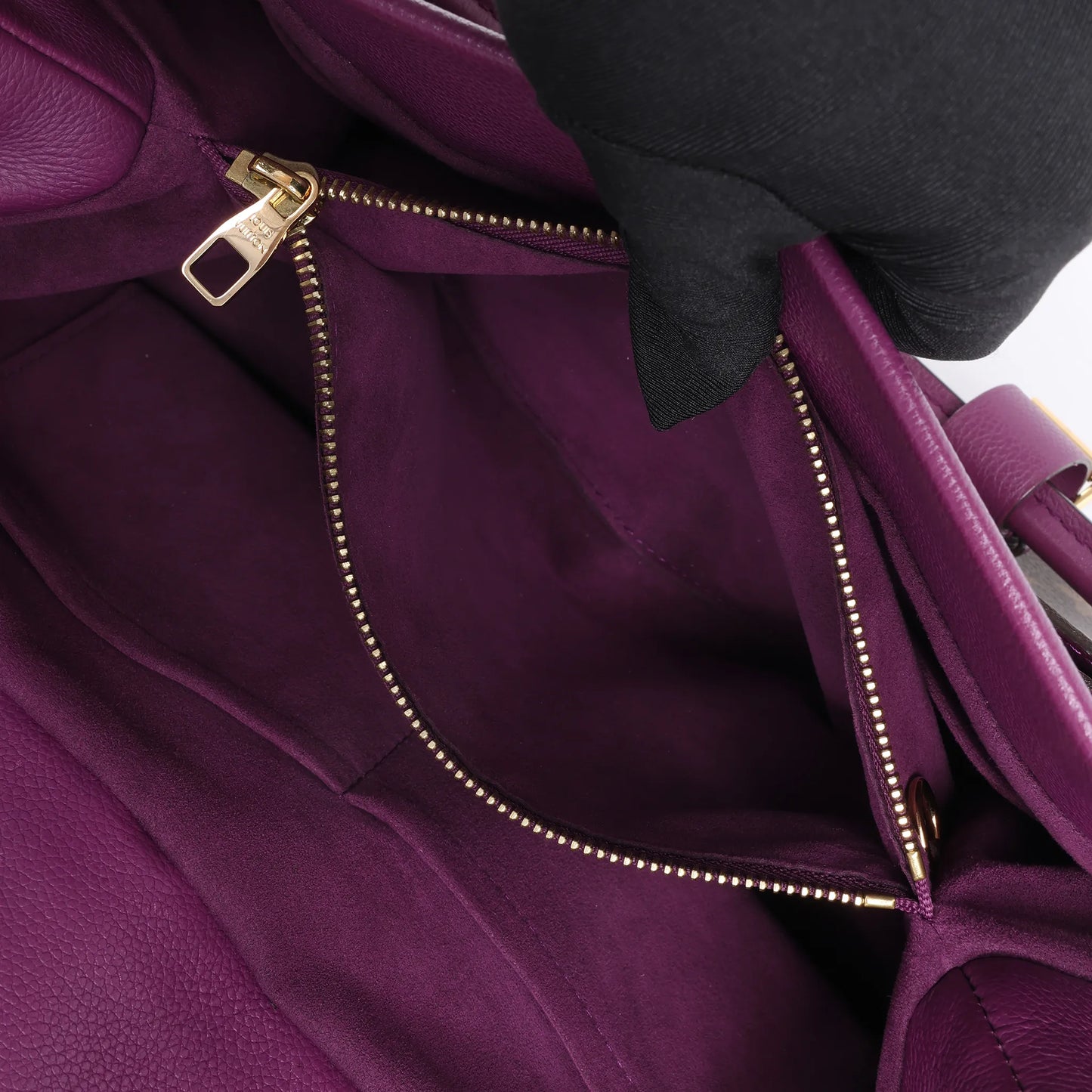 Louis Vuitton Monogram Olympe Shoulder Bag in Purple x Brown M41057